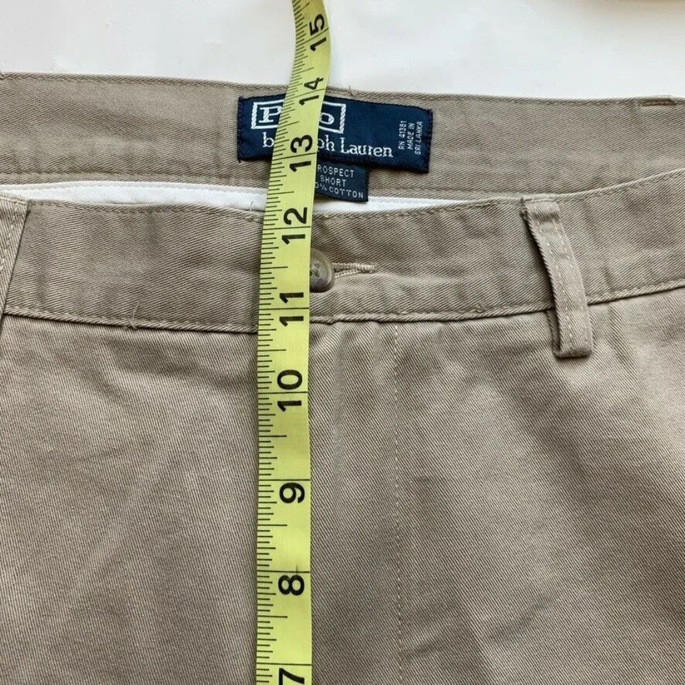Polo Ralph Lauren Prospect Chino Shorts Men 38 Classic Khaki Summer Beach Hiking